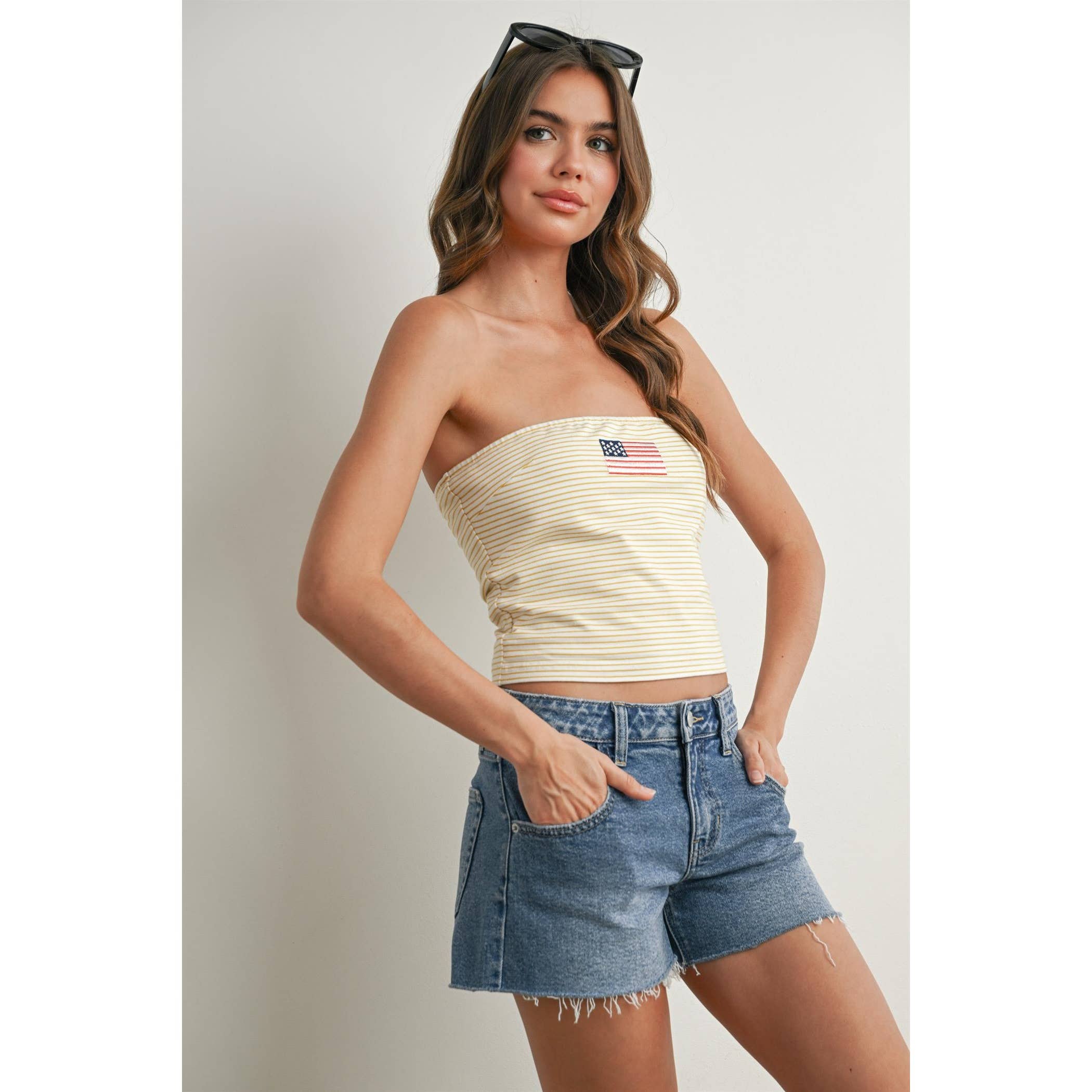 Stars and Stripes Tube Top