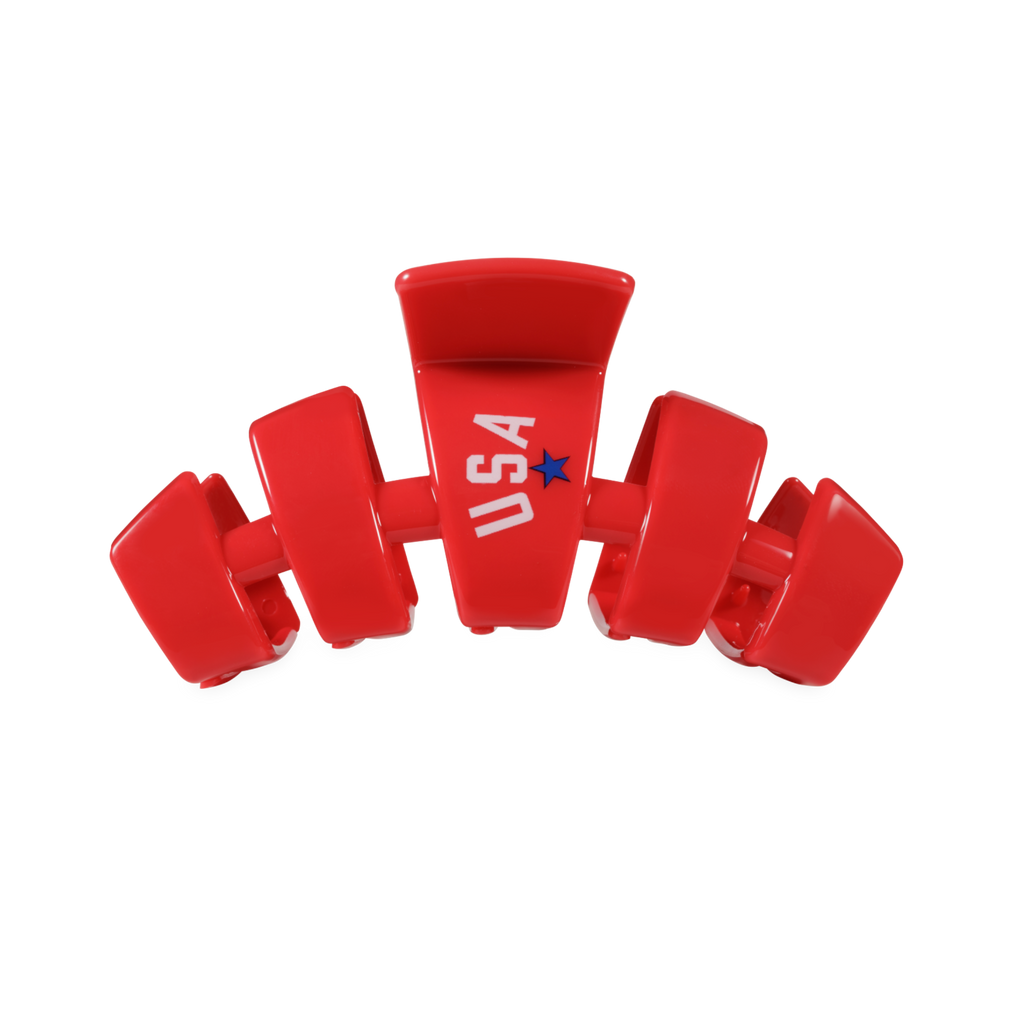 Classic Hair Clip | Medium | USA Red
