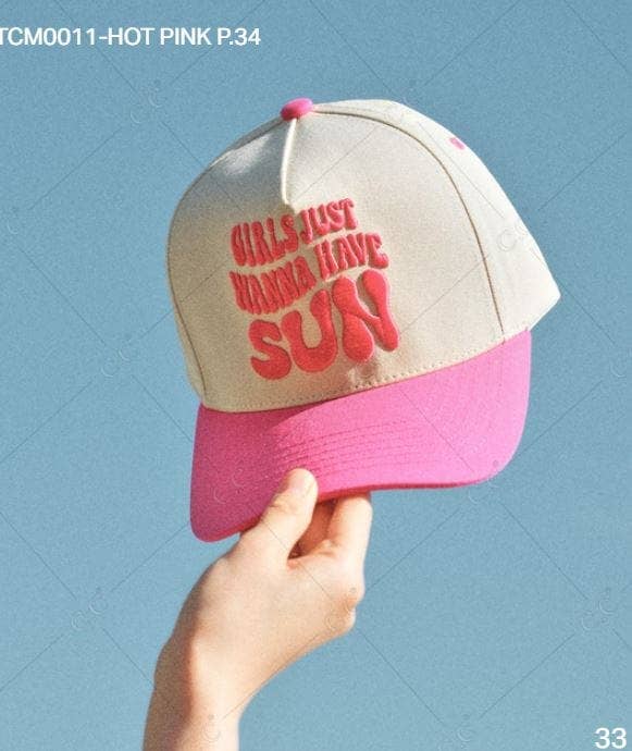 Girls Just Wanna Have Sun Trucker Hat
