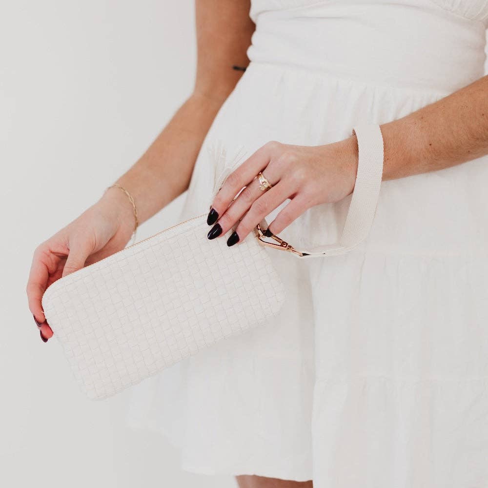 Woven Clutch Wristlet