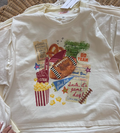 Football Collage Crop Tee
