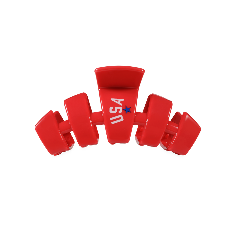 Classic Hair Clip | Small | USA Red