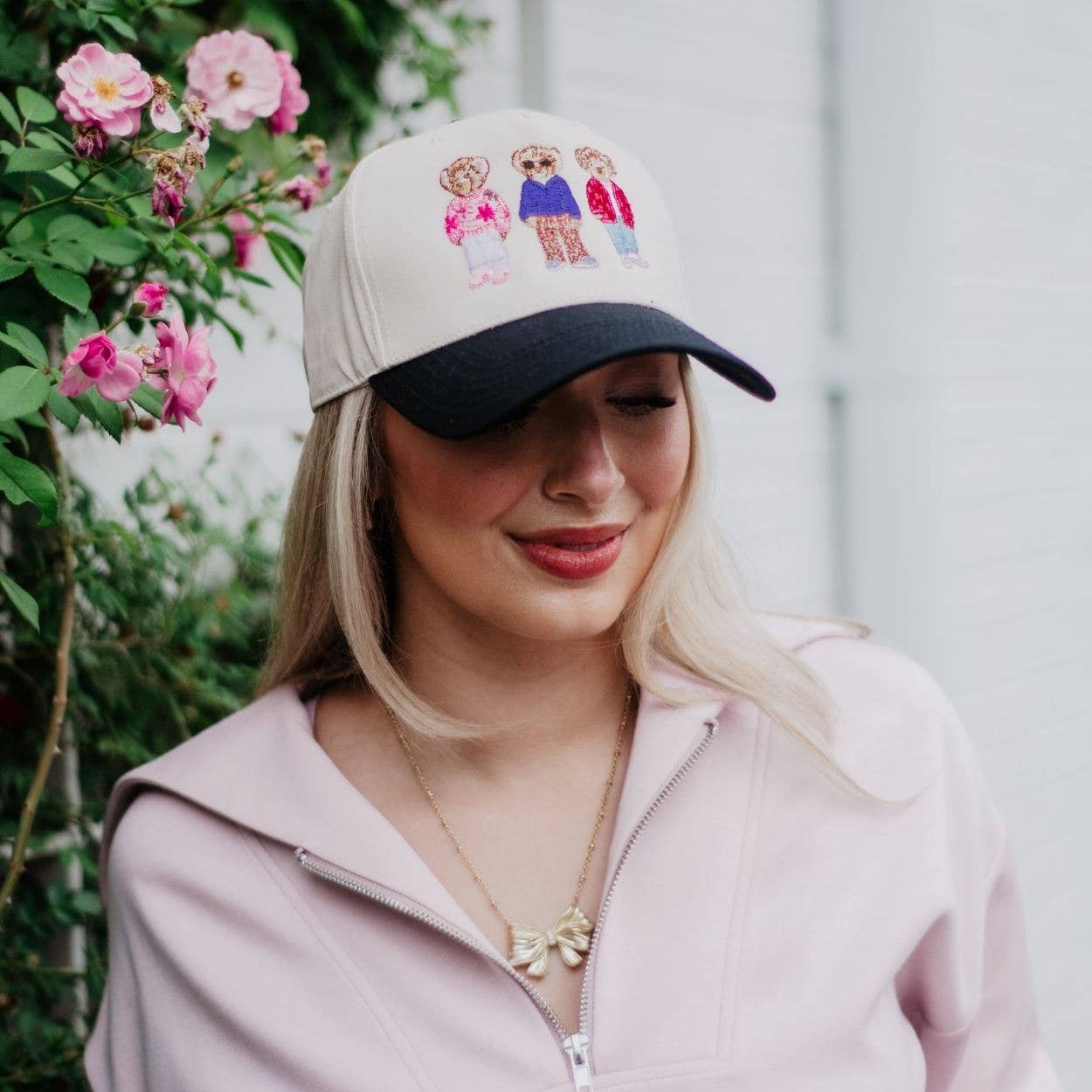 Teddy Bears Two-Toned Vintage Hat