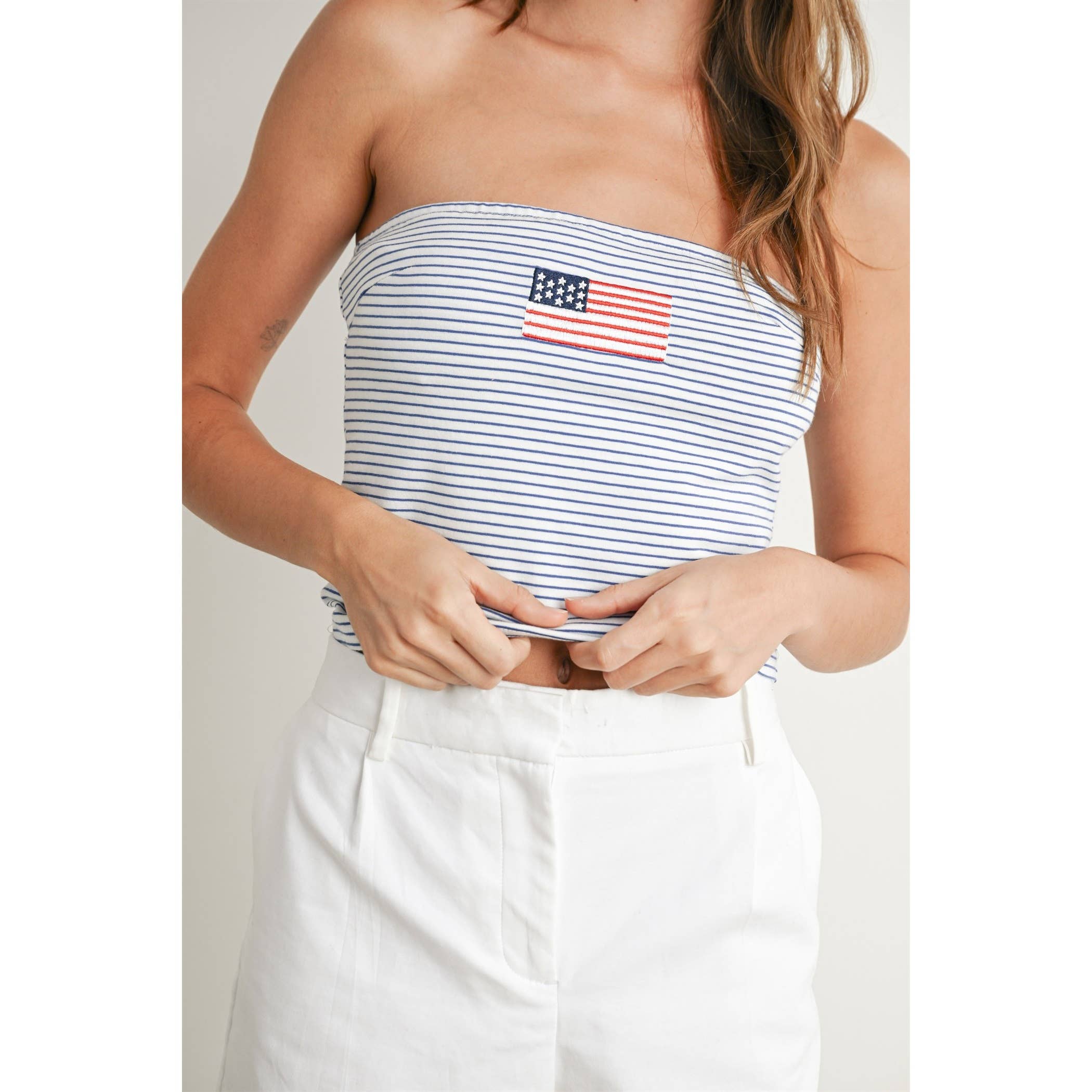 Stars and Stripes Tube Top