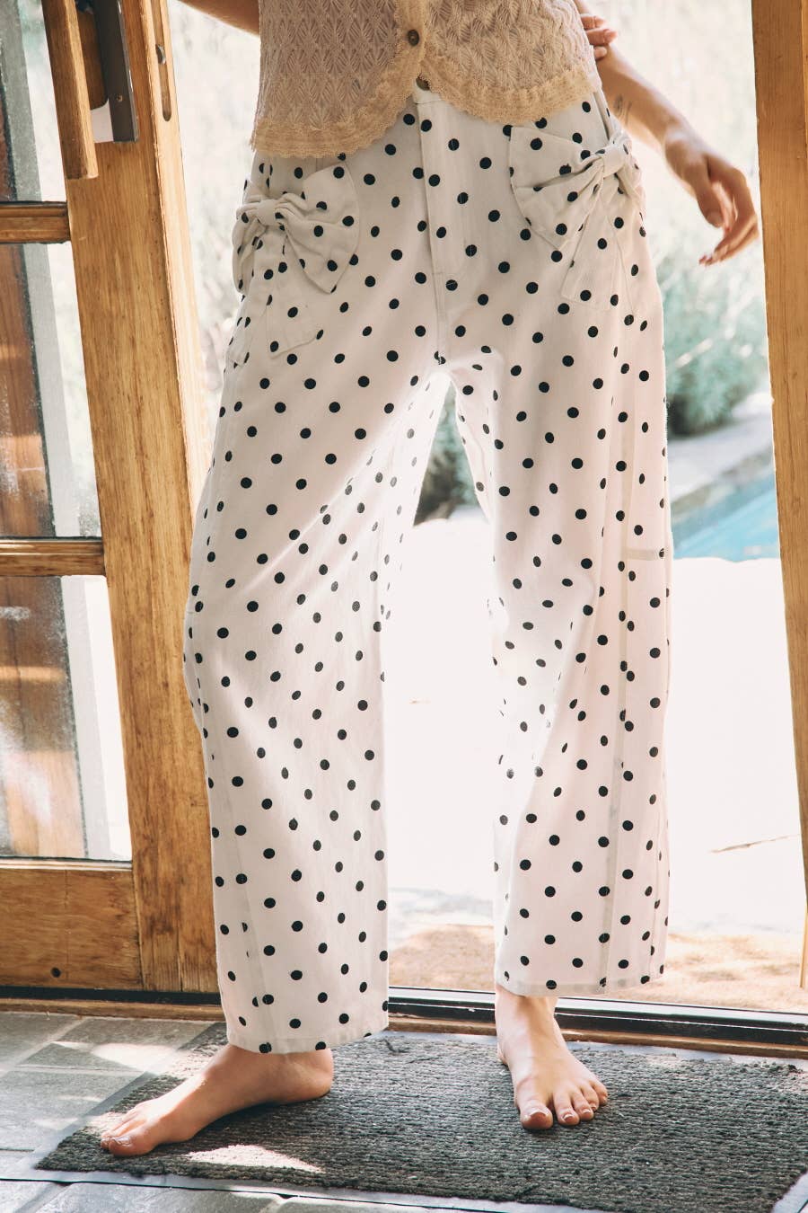 High-rise     Polka - Dot Pants