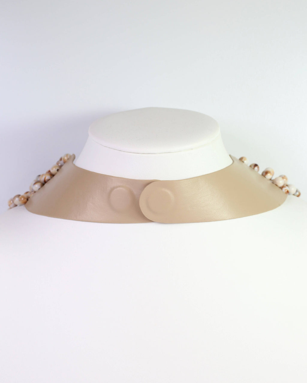 Kalin Beaded Layered Magnetic Necklace Natural