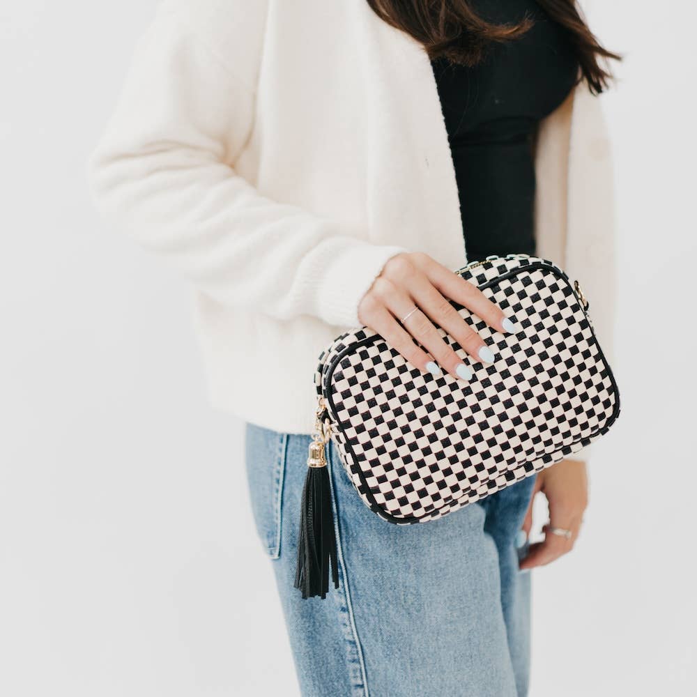 Woven Crossbody Bag