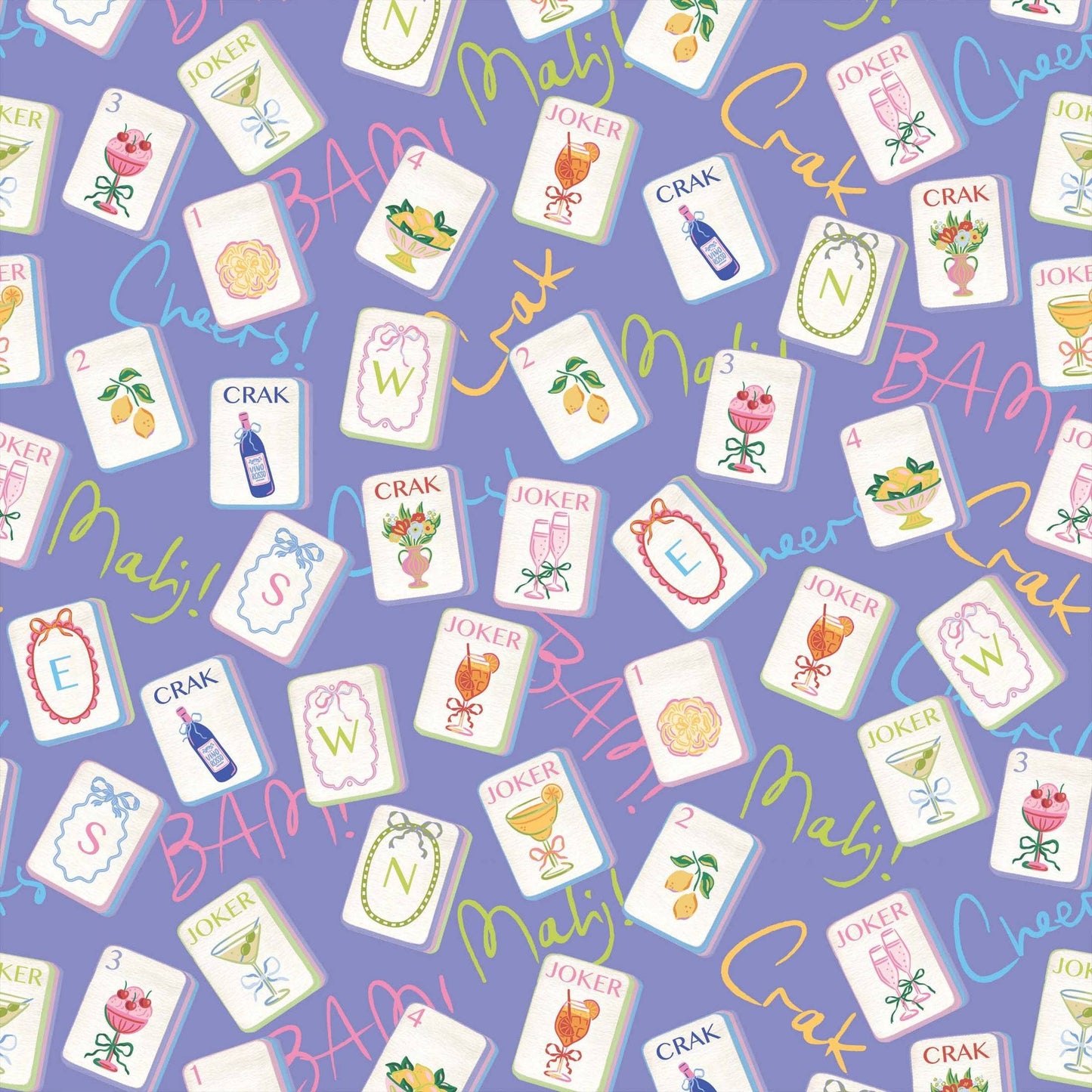 Beau Bottles Purple Mahjong- Prosecco Collection