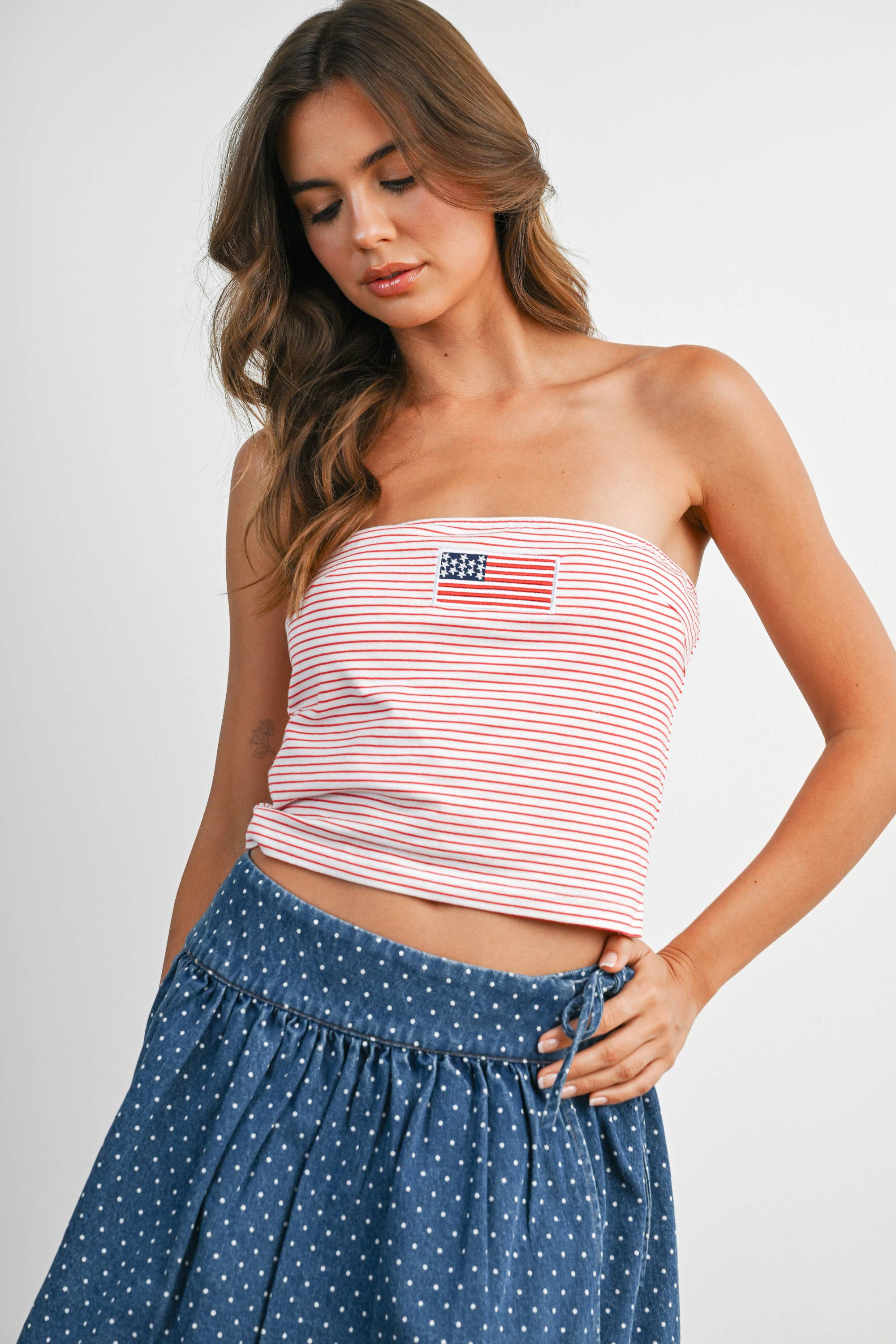 Stars and Stripes Tube Top