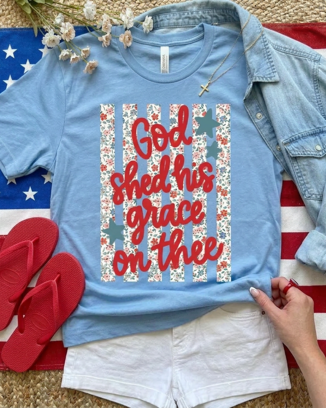 God Shed His Grace Tee