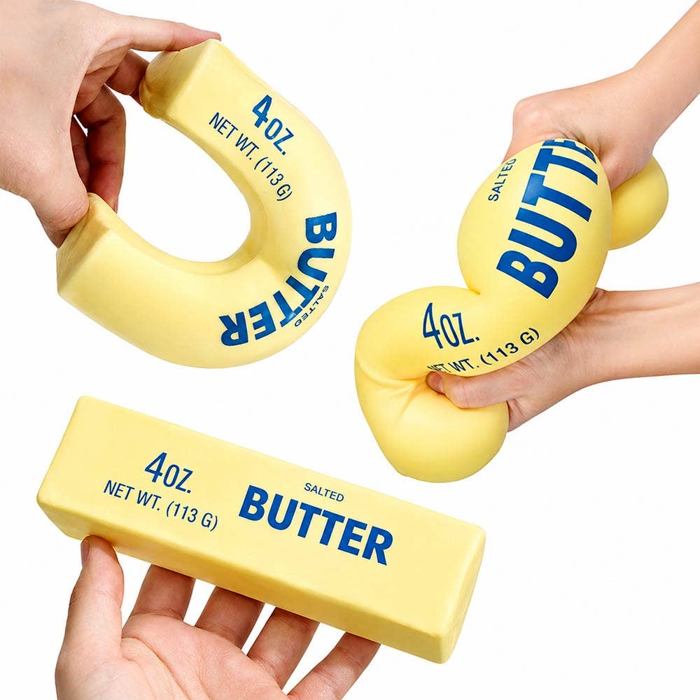 Butter Stick Shape Squeeze Squishy Stress Relief Toy