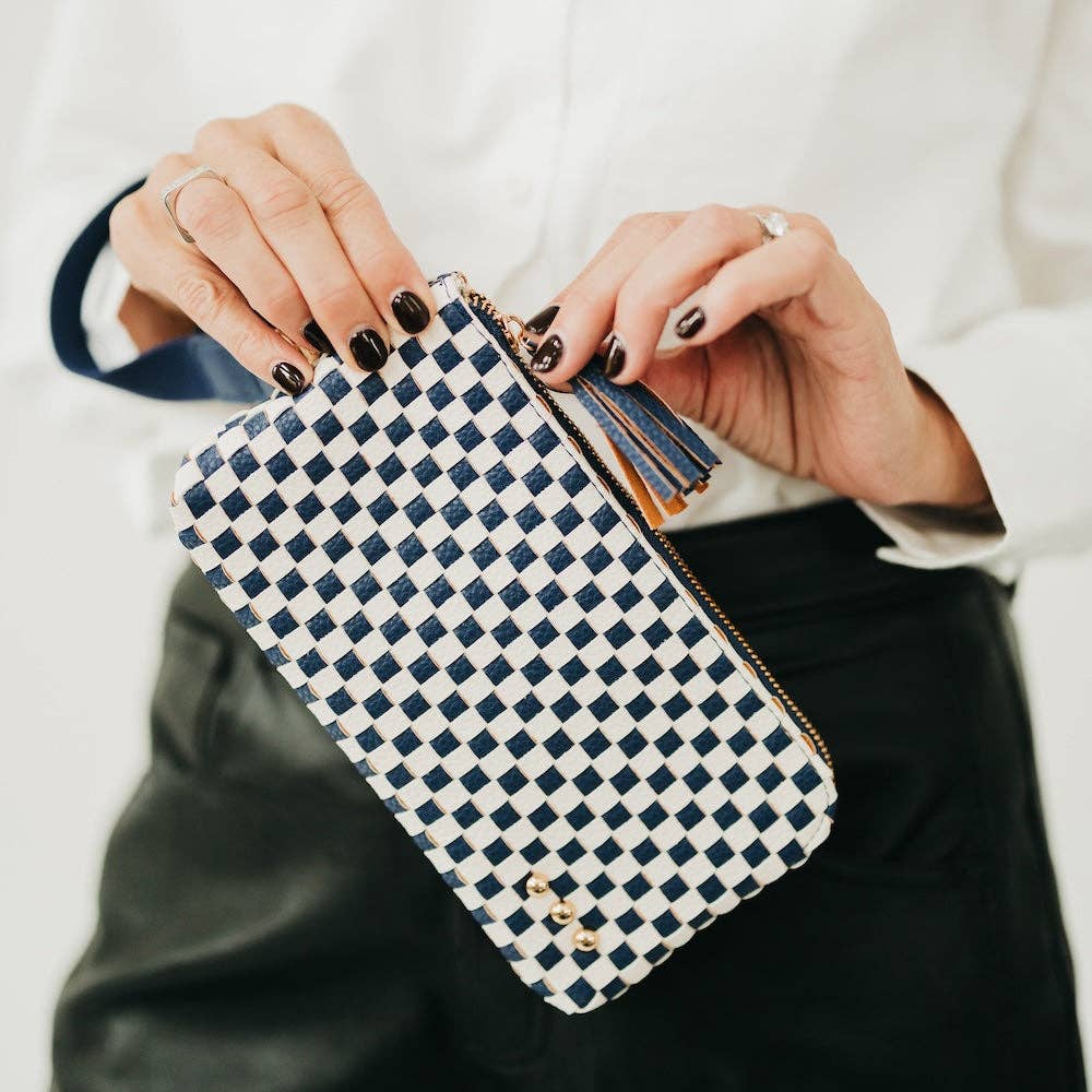 Woven Clutch Wristlet