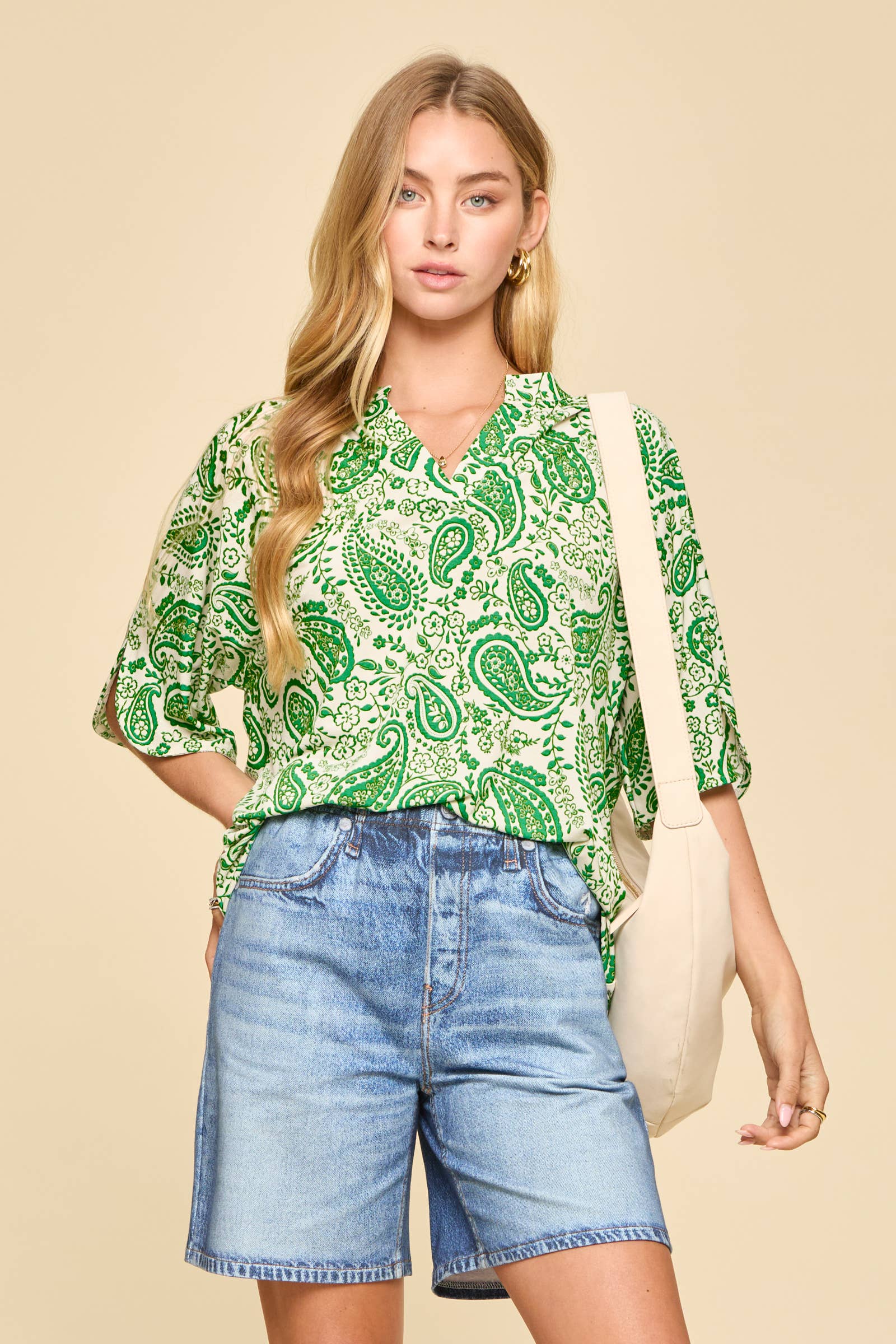 Relaxed Fit Breeze Sleeve Lizzy Blouse