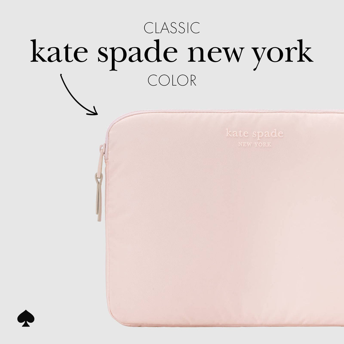 Kate spade new york Puffer Laptop Sleeve 16" Chalk Pink