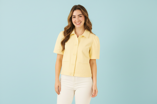 Denim Jacket Short Sleeve