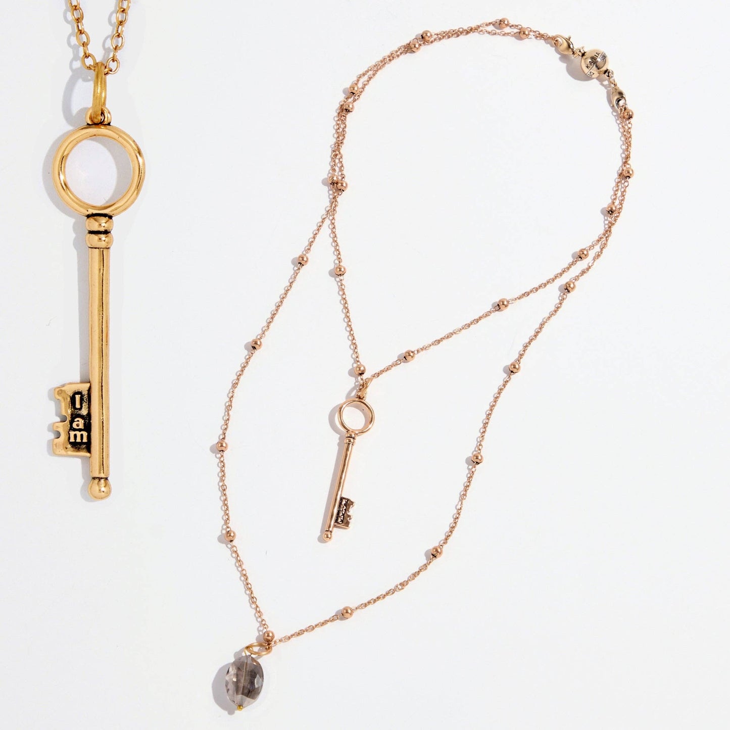 “I Am Free Key” Dainty Necklace
