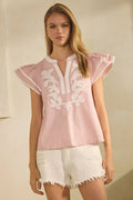 Cotton Poplin Top