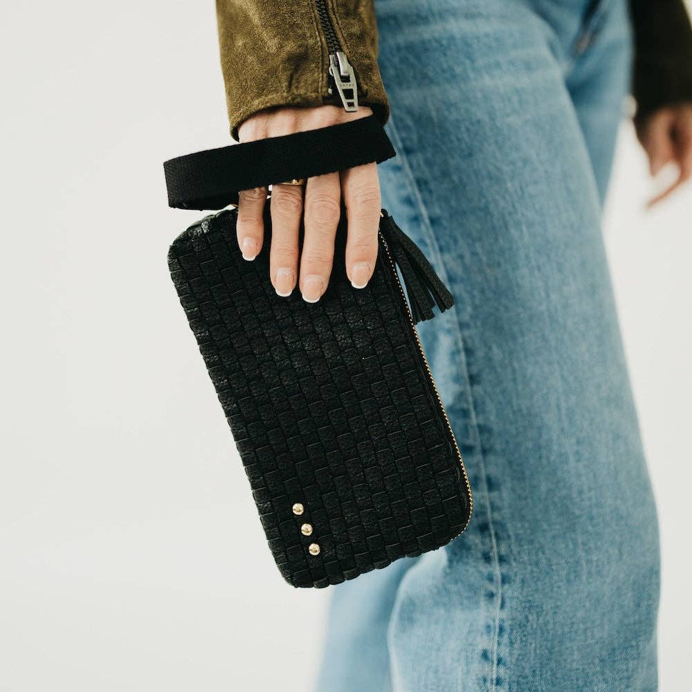 Woven Clutch Wristlet
