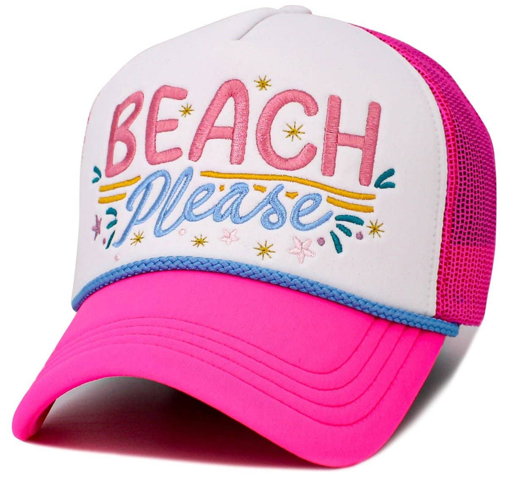 Beach Please Vintage Baseball Cap