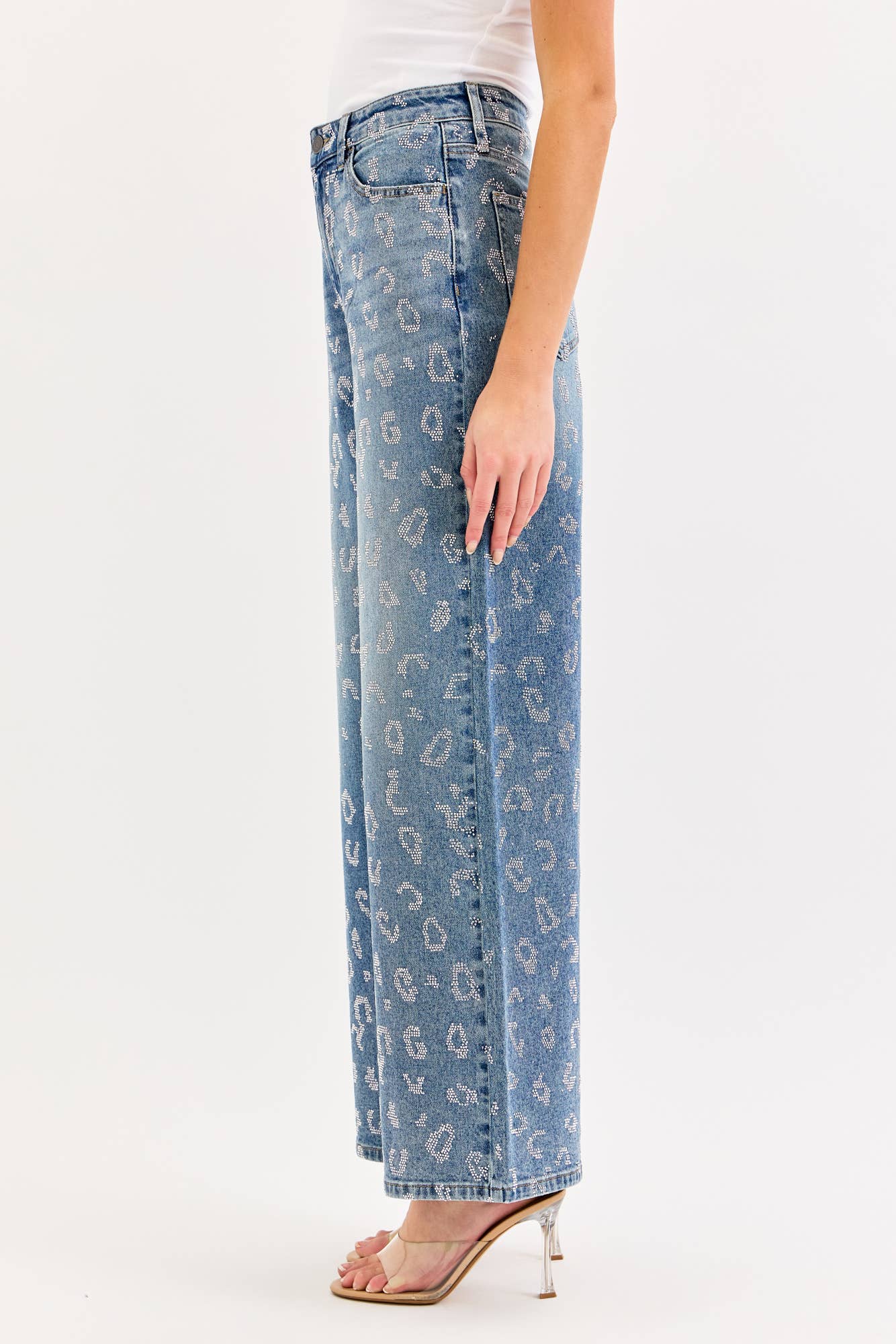 All Over leopard Rhinestones