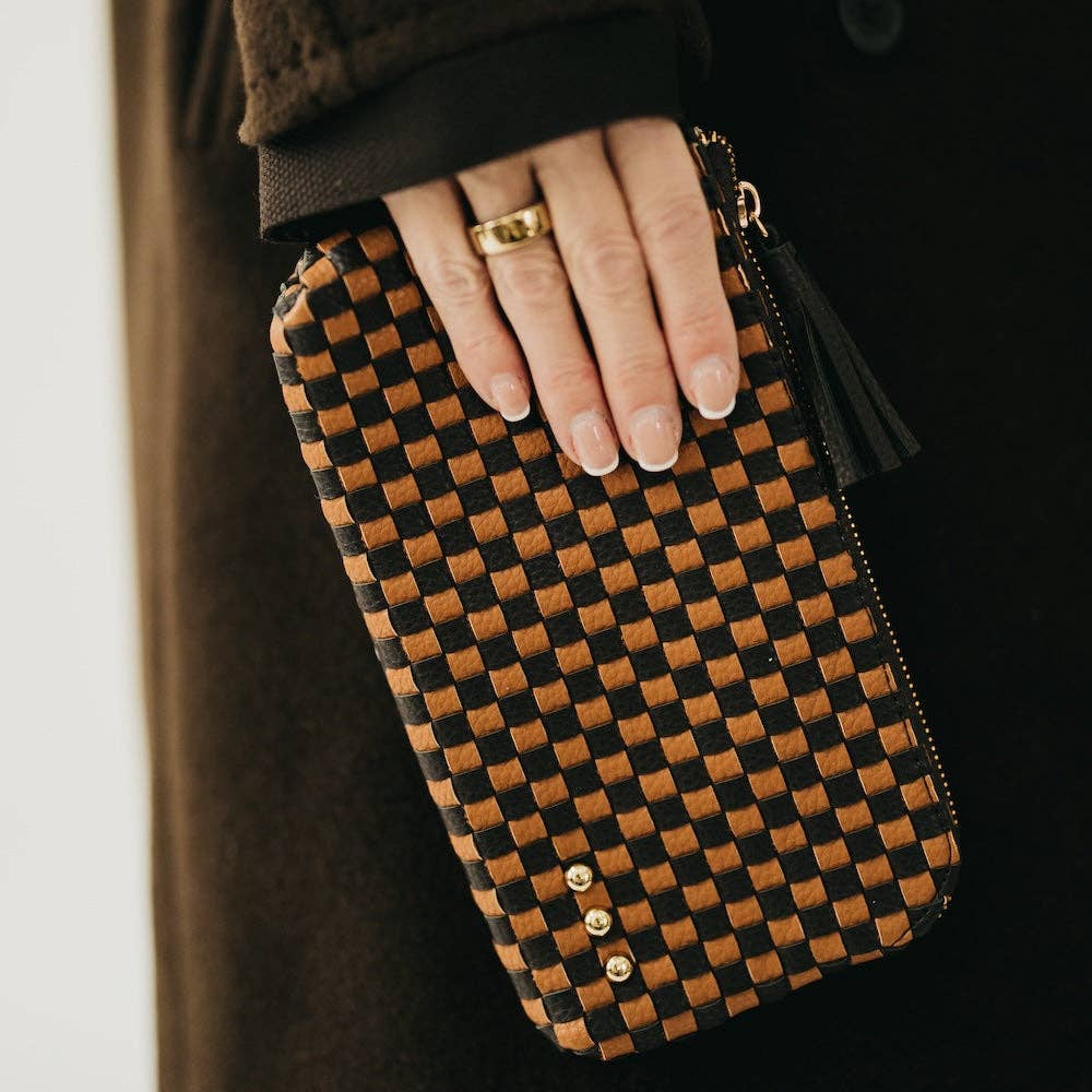 Woven Clutch Wristlet