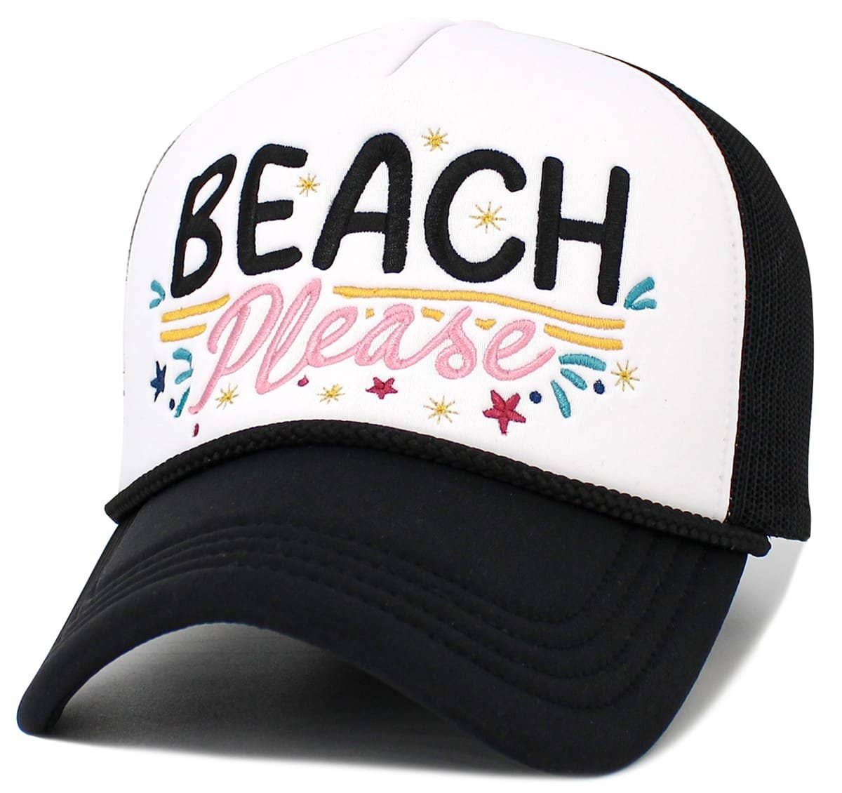 Beach Please Vintage Baseball Cap