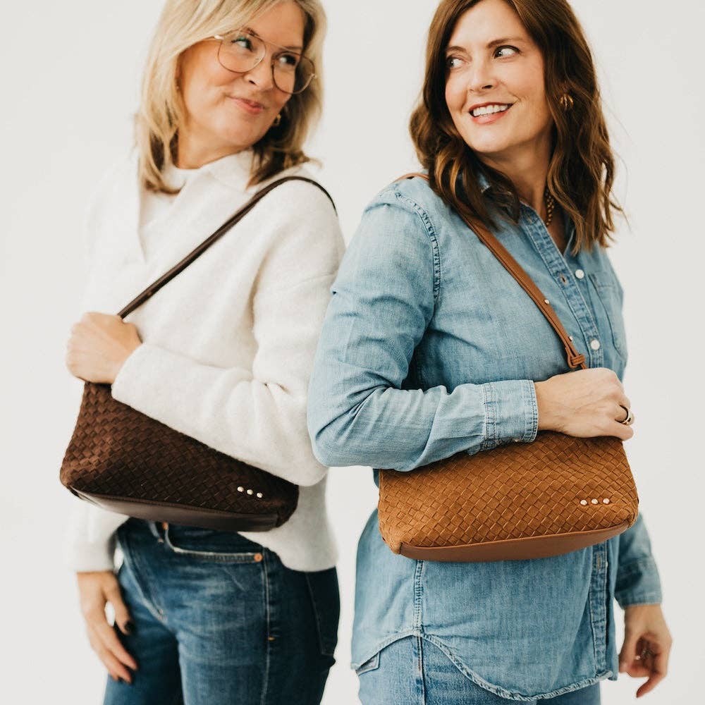 Suede Harper Hobo Shoulder Bag