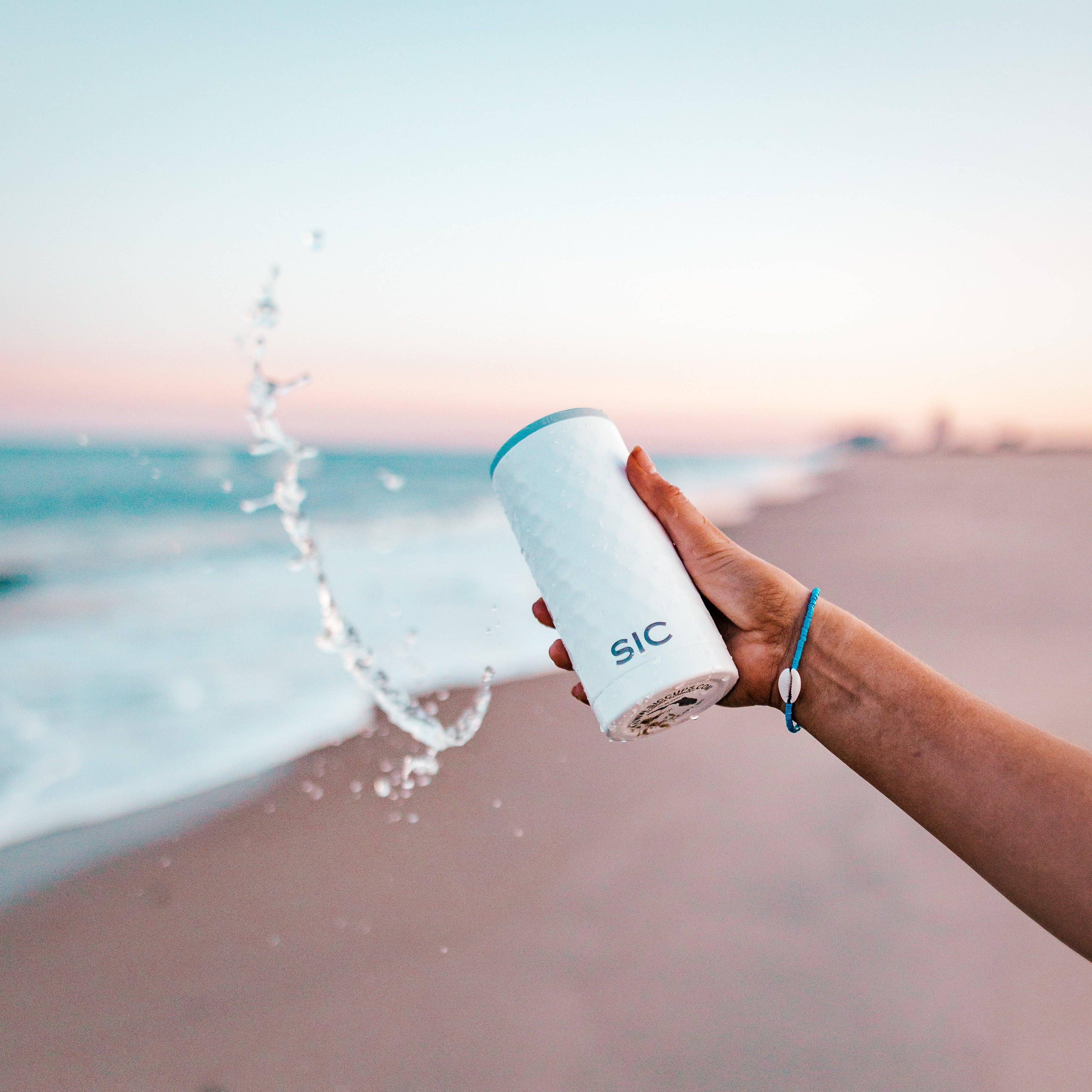 Slim Can Cooler | Dimpled Golf