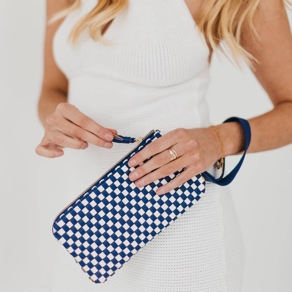 Woven Clutch Wristlet
