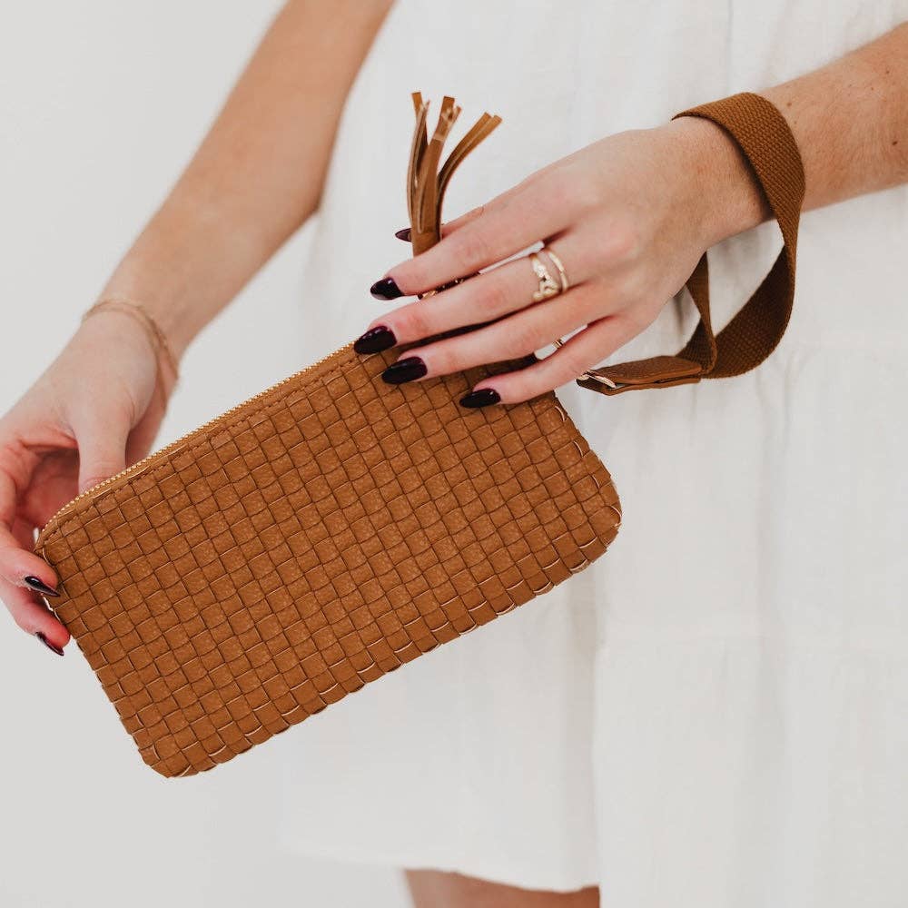 Woven Clutch Wristlet