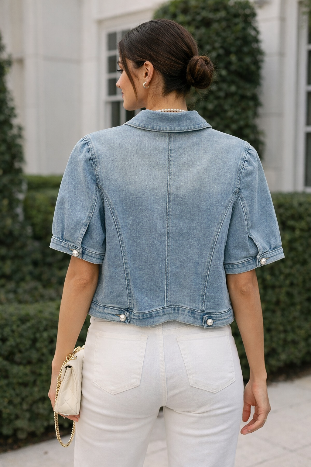 Denim Jacket Short Sleeve
