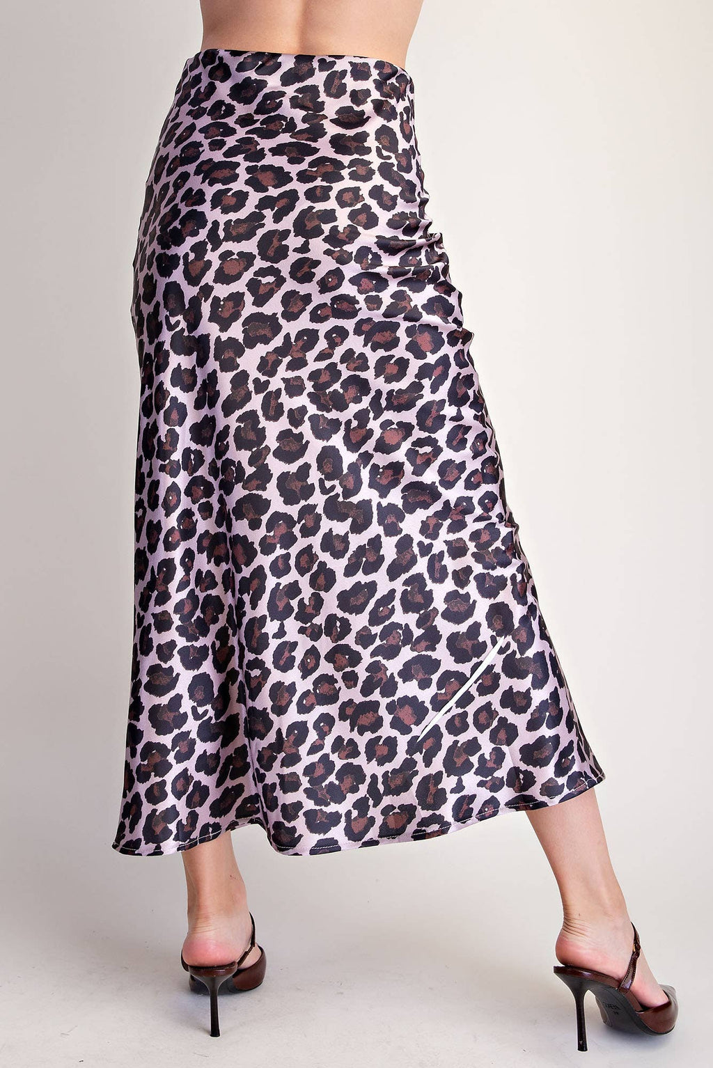 Animal Skirt High Waist Midi Length