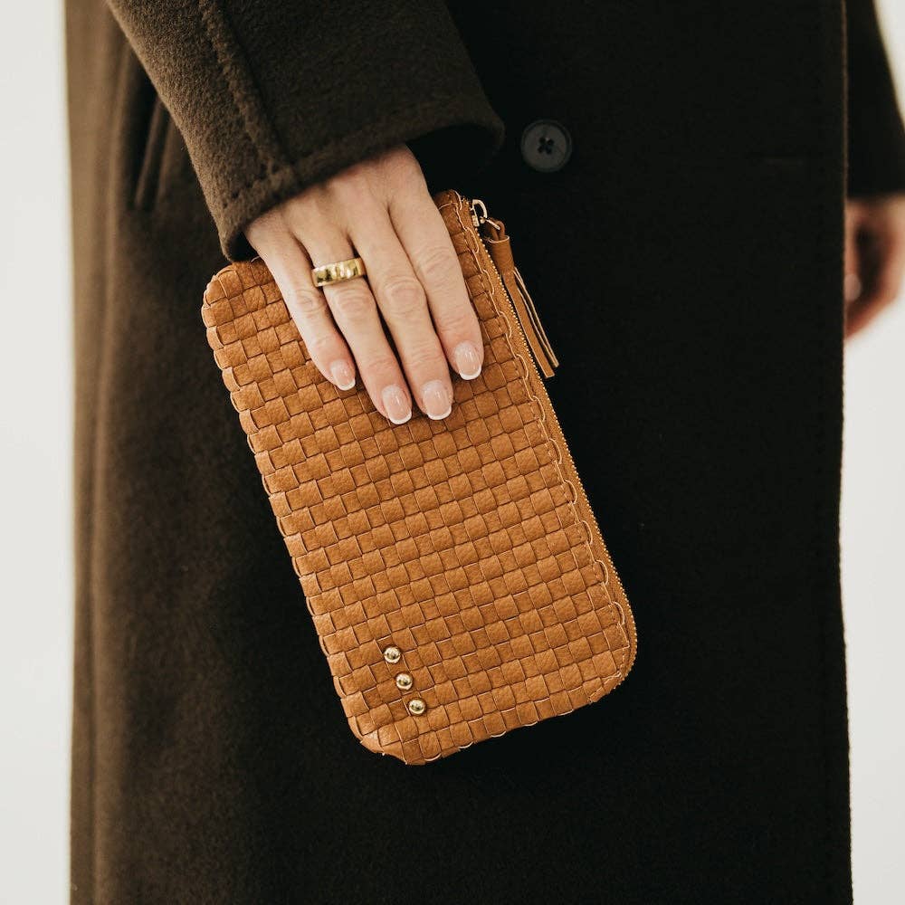 Woven Clutch Wristlet