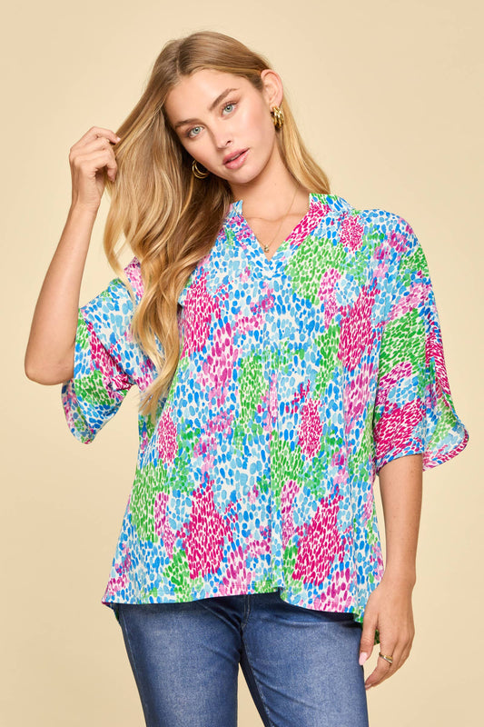 Wrinkle-Free Breeze Sleeve Lizzy Blouse
